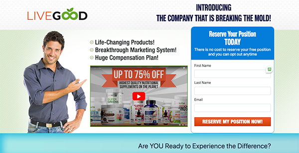 LiveGood business presentation preview in English